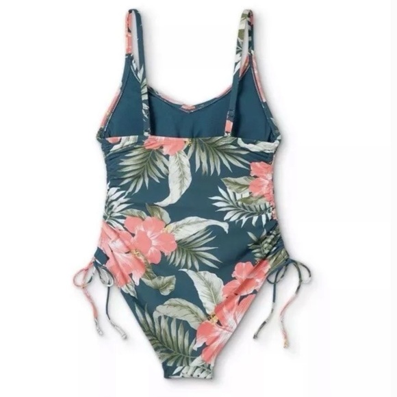NWOT Kona Sol one Piece Tropical Print Swimsuit - Picture 11 of 12